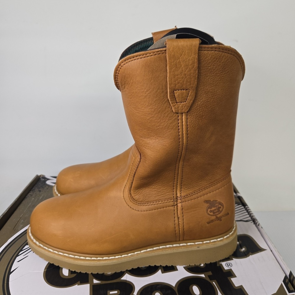 GEORGIA BOOT WEDGE 10" WORK WELLINGTON BOOTS G5153 9.5 M